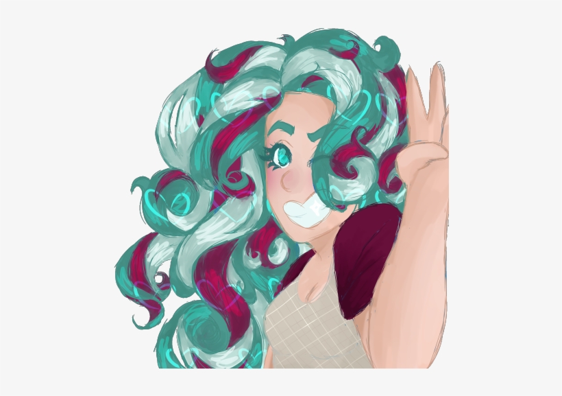 Drawing Maddie's Hair Has Become Like A Therapeutic - Illustration, transparent png download