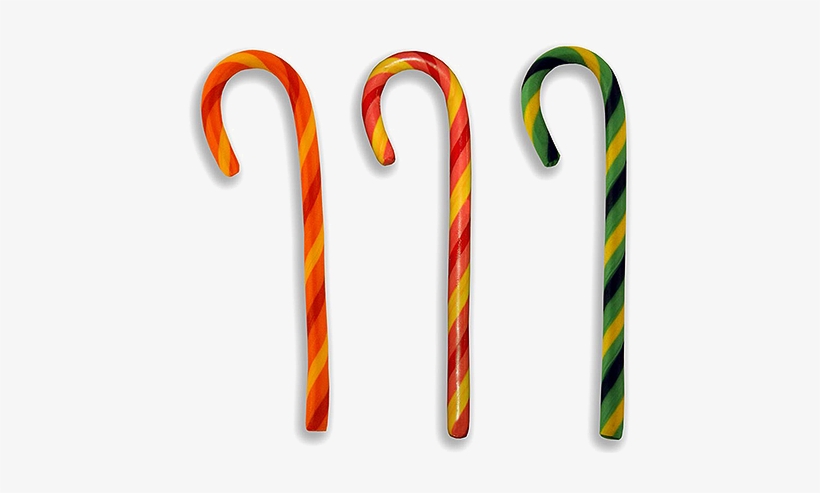 Jelly Belly Cherry, Apple & Orange Gourmet Candy Canes - Jelly Belly Candy Canes Png, transparent png download