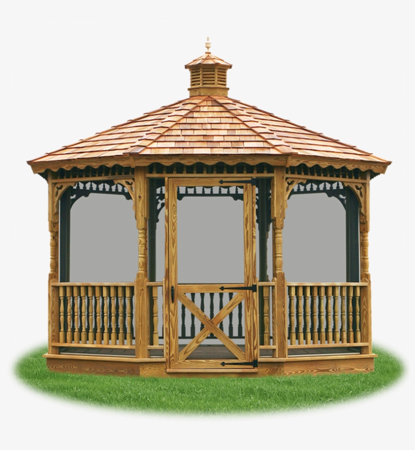 Clip Art Royalty Free Gazebos Pergolas Pavilions Pine - Gazebo, transparent png download