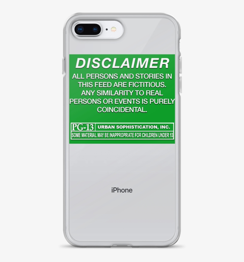 Disclaimer Iphone Case - Iphone, transparent png download