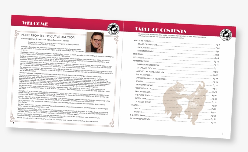 Black Bear Welcoming Letter - Document, transparent png download