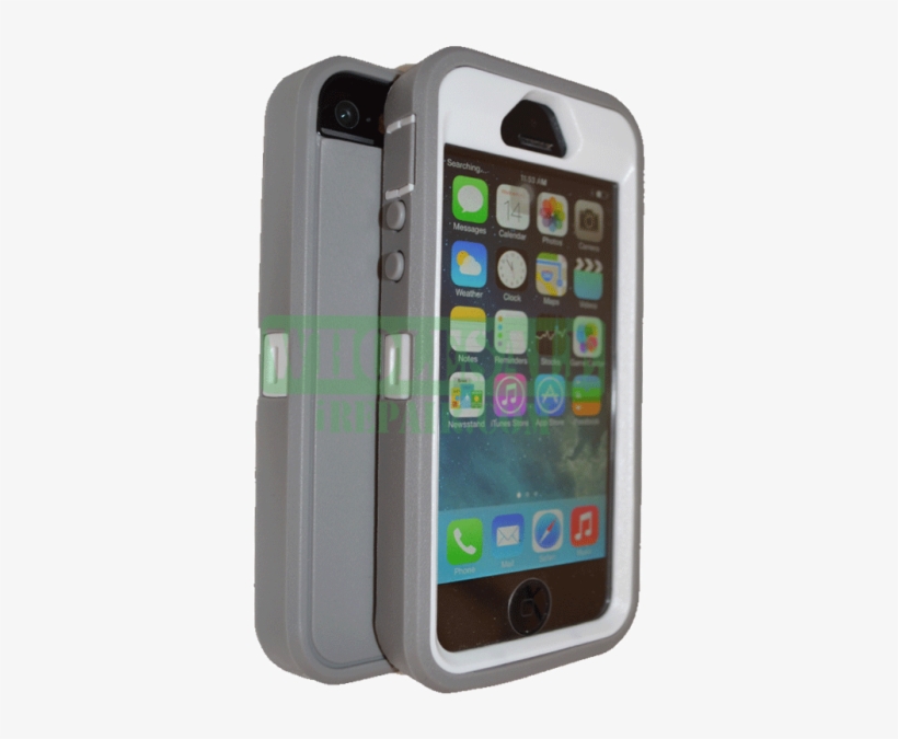 Iphone 5s/5 Gray And White Hybrid Protector Case - Thule Atmos X4 Iphone 6 / 6s Case Tgie-2124 Black, transparent png download