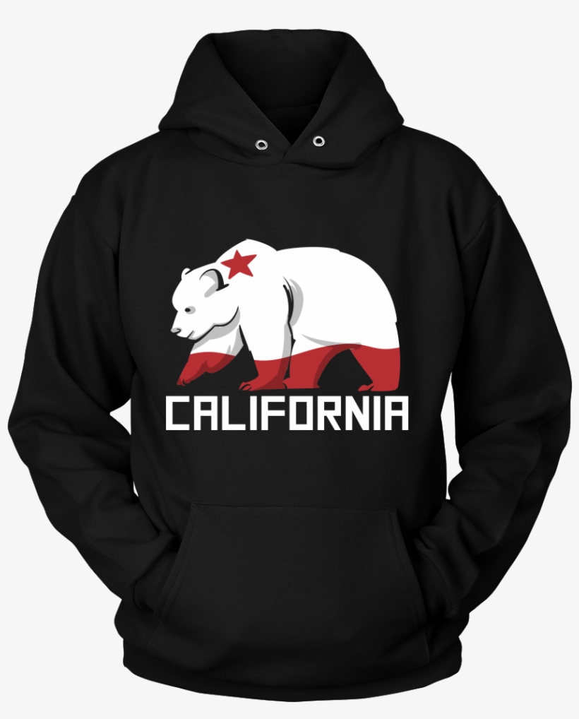 Grizzly Bear 'california' Flag Hoodie - Xxx Revenge, transparent png download