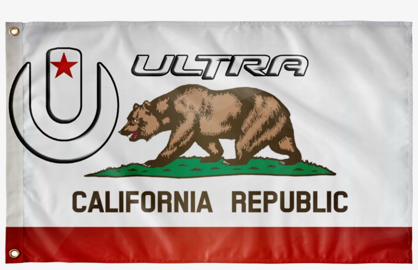 California Flag For Festival - California Republic Flag Pillow Case, transparent png download