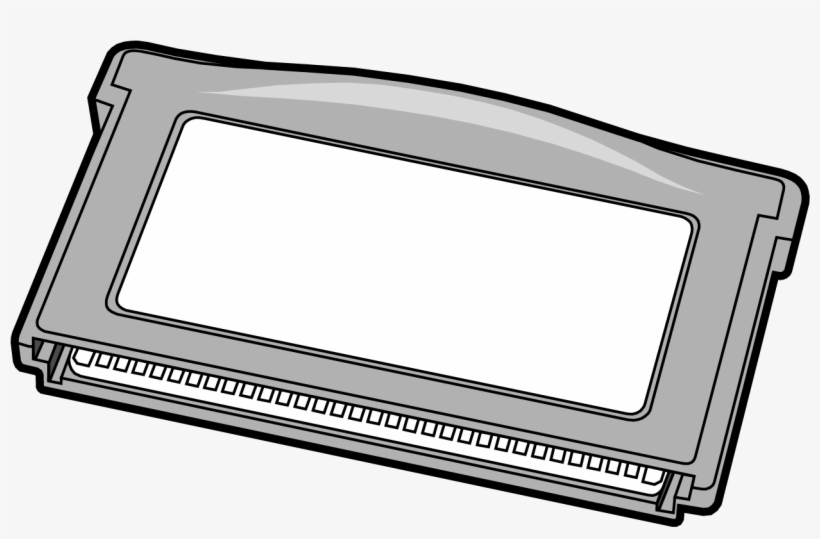 File - Gba-cartridge - Gameboy Advance Cartridge Png, transparent png download