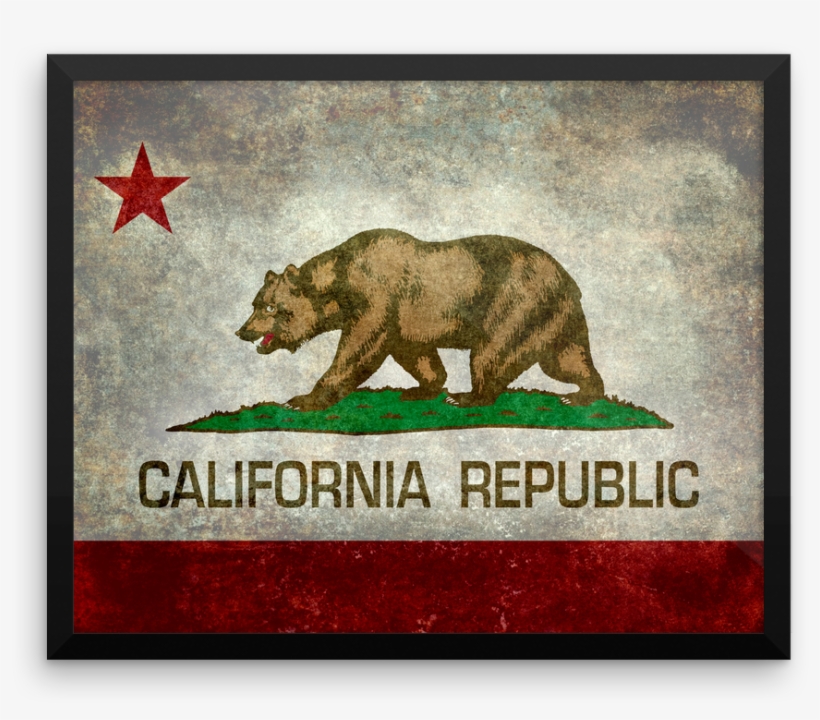 Wall Art / California State Flag - State Flag Of California, transparent png download