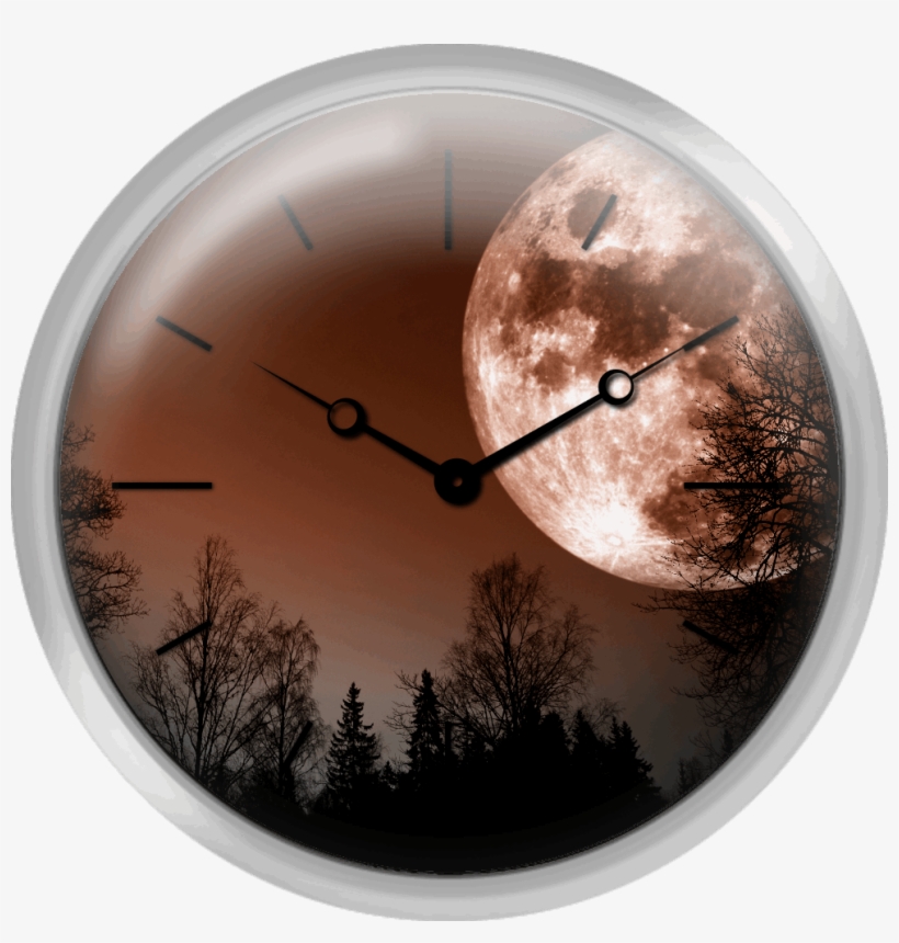 Red Moon Rissing Over Dark Forest - وخسف القمر, transparent png download