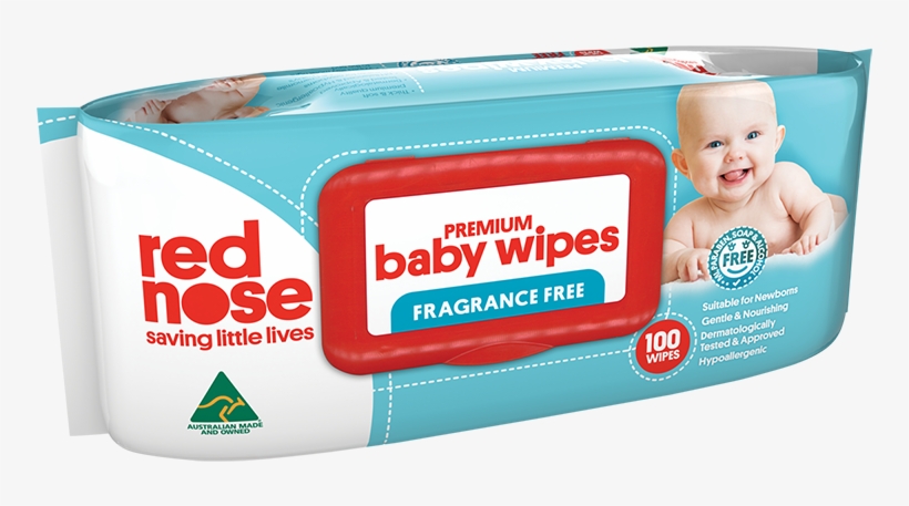 Fragrance Free Red Nose - Red Nose Wipes, transparent png download