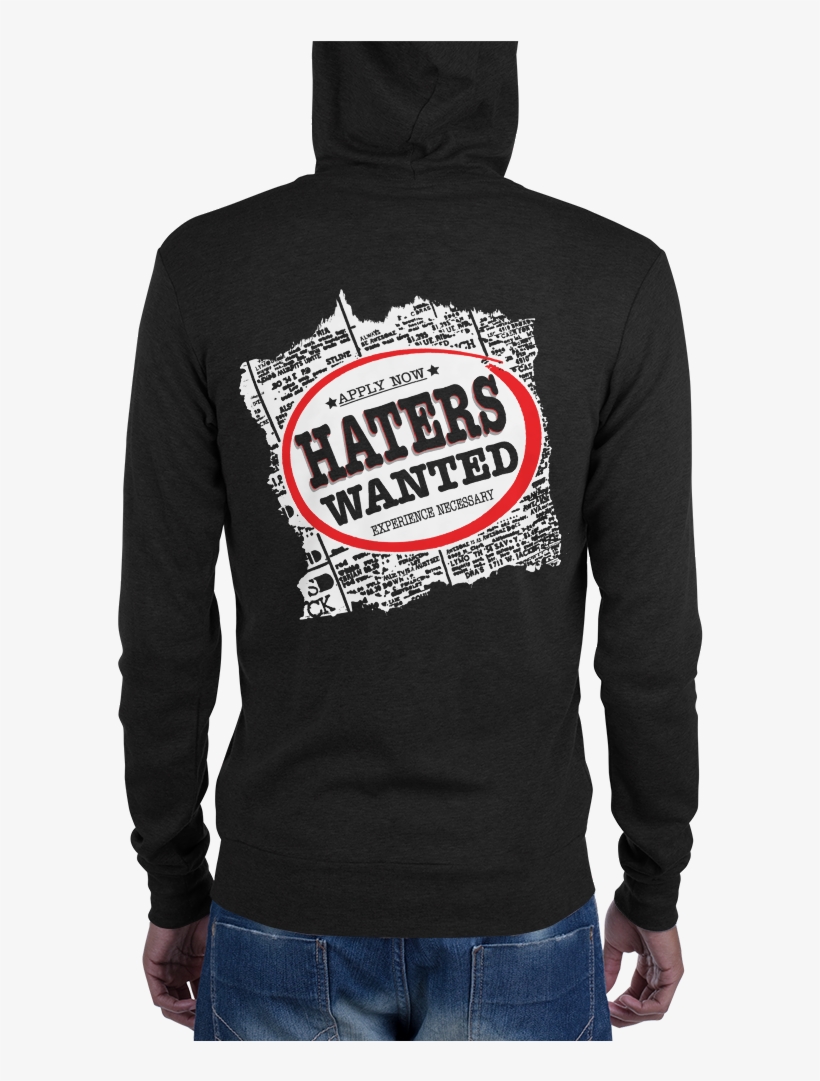 The Miz "haters Wanted" Lightweight - Hoodie, transparent png download