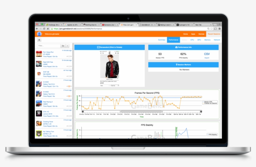 What Gamebench Looks Like - Smart Reporting Remedy 9, transparent png download
