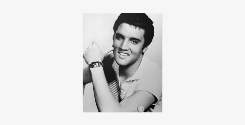 Elvis Presley Black And White, transparent png download