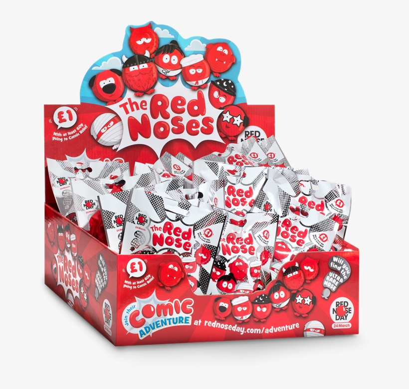 Perfect For Selling At Work, Order Boxes Of 40 Red - Red Nose Day Blind Bag, transparent png download