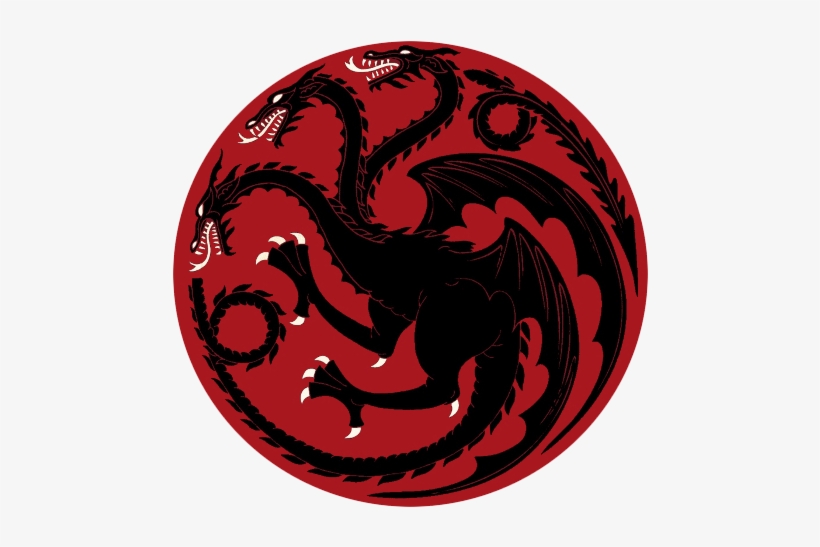 Blood Dragon 7 Triple-head - House Targaryen, transparent png download