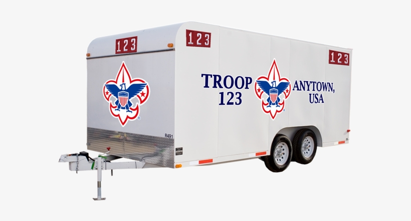 Cub Scout Pack Custom Vinyl Trailer Graphics - Bsa Horizontal Large Mug, transparent png download
