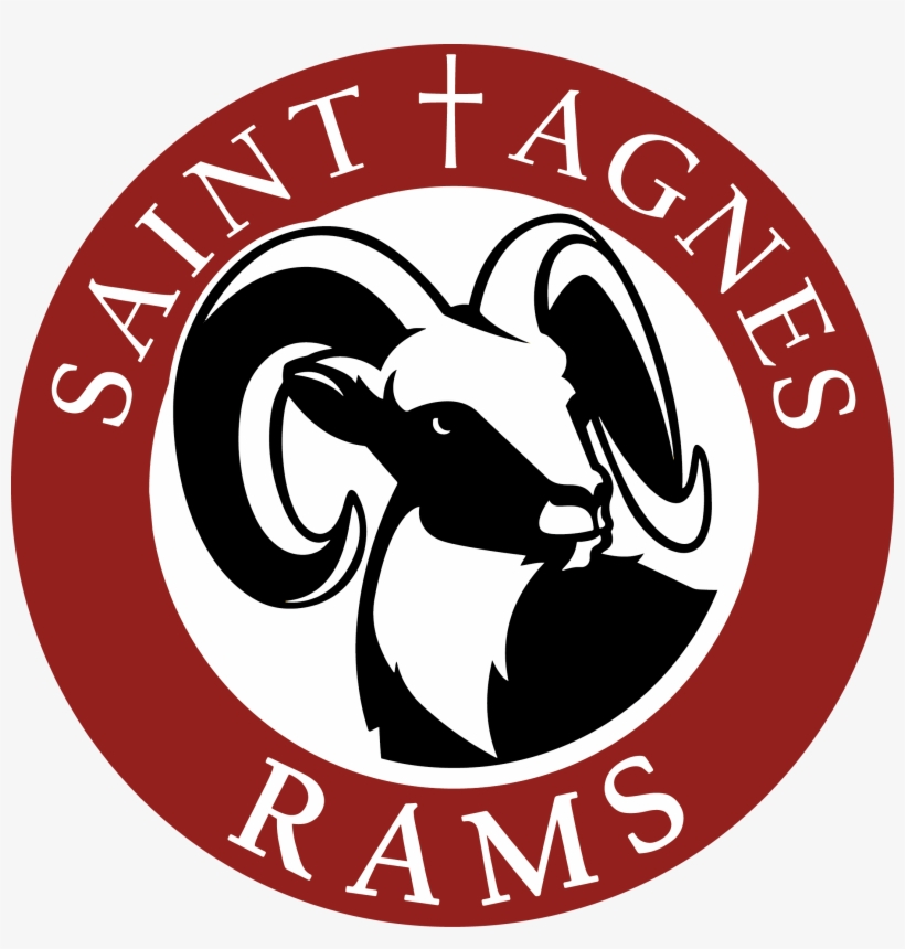Jane Sullivan Saint Agnes Catholic School Ram Logo - St Agnes Catholic School Roeland Park, transparent png download