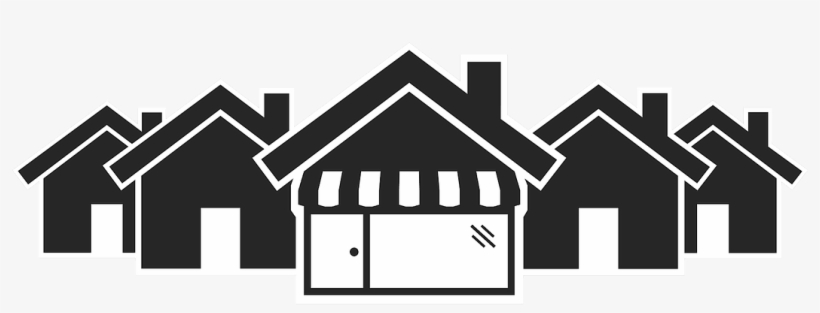 Vertical Divider - Group Of House In Png, transparent png download