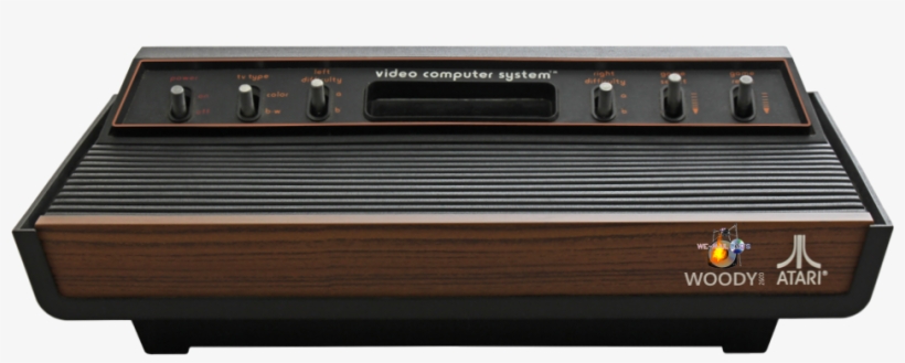 Atari 2600 "woody" Grade Console Only - Atari, transparent png download