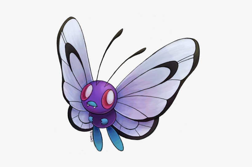 Pokécember Day - Butterfree Art, transparent png download