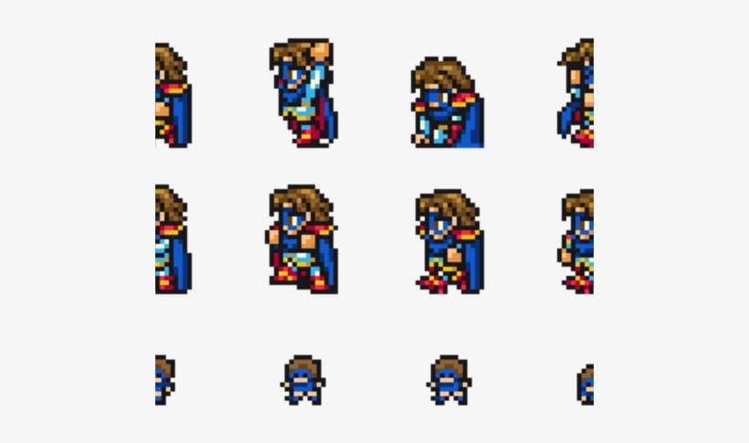 Blue Mage Sprites - Ff Blavest メタルキーチェーン 青魔導士, transparent png download