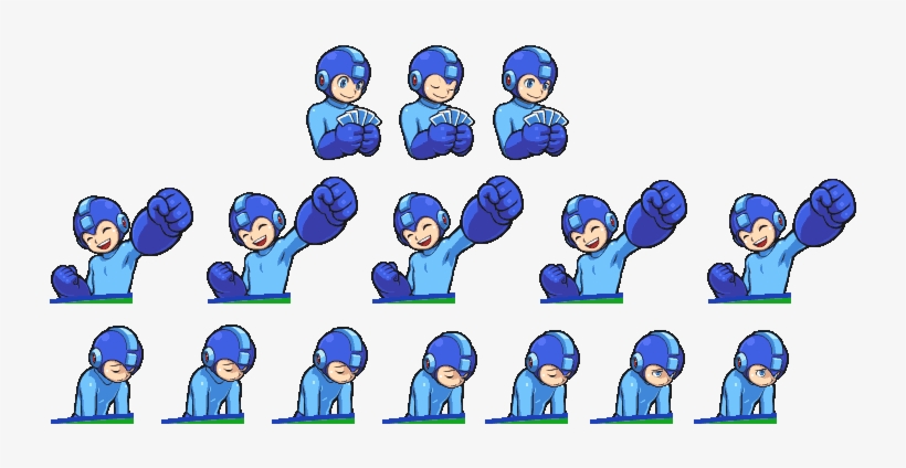 Blue Social Group Team Cartoon Human Behavior - Megaman Poker, transparent png download