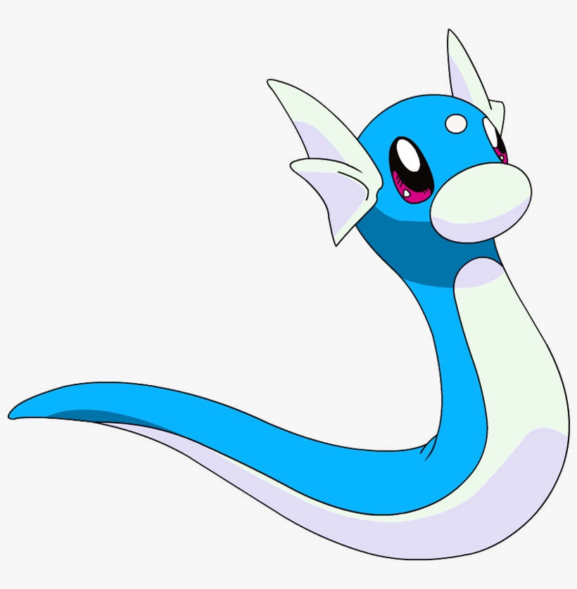 Shiny Dratini Pokédex - Pokemon Dratini, transparent png download