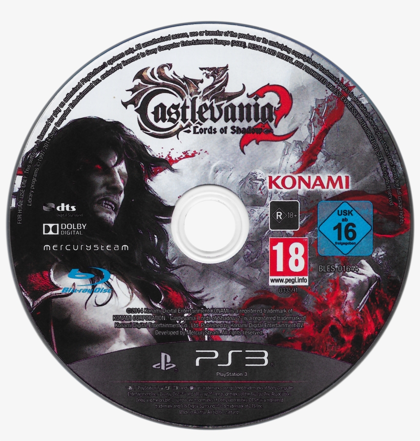 Castlevania Lords Of Shadow 2 Game Ps3, transparent png download