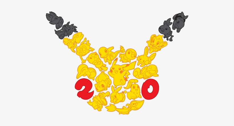 Welcome To Pokemon Of The Day Since It's The 20th Anniversary, - Pokemon 20 Anniversary, transparent png download