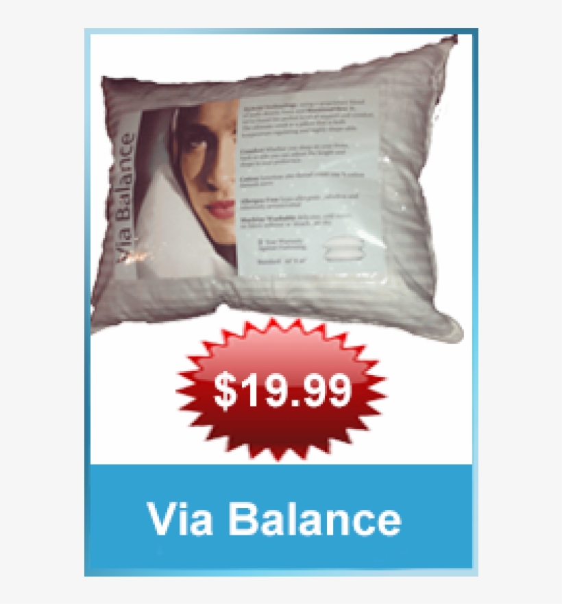 Via Balance Pillow - Throw Pillow, transparent png download