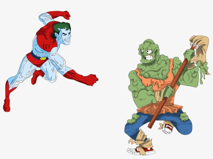 Captain Planet Vs Toxie By Contestofchampions - Cartoon, transparent png download