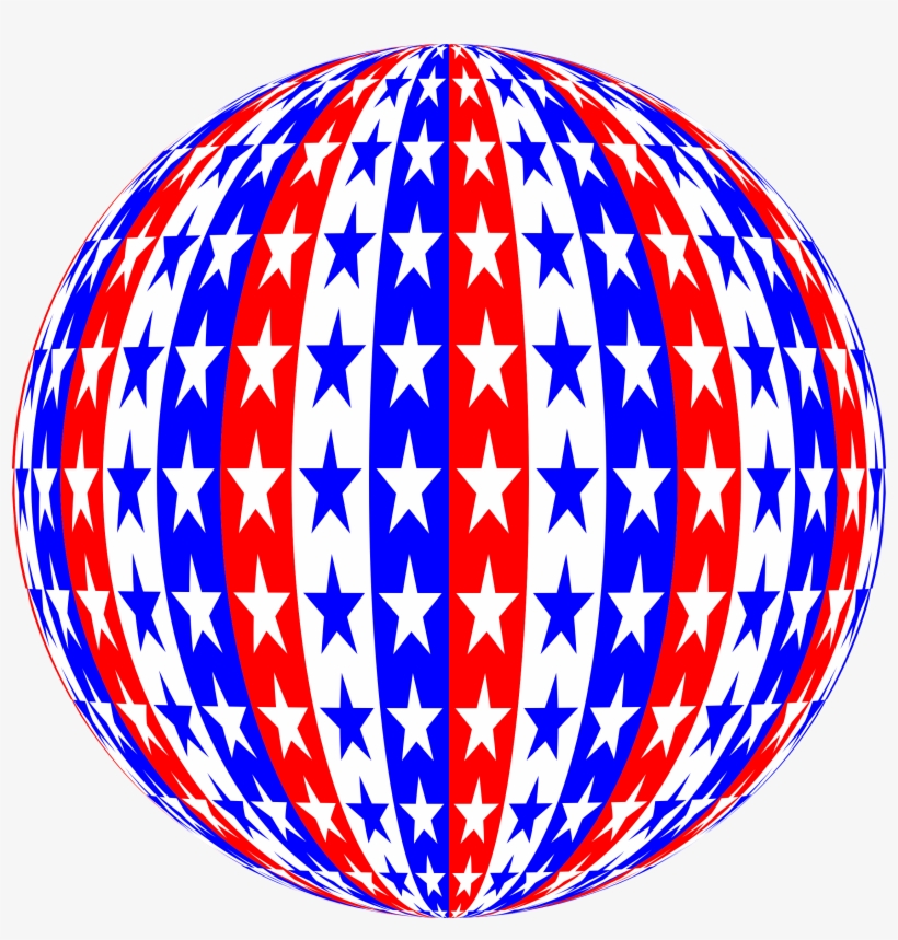 This Free Icons Png Design Of Red White Blue Sphere, transparent png download