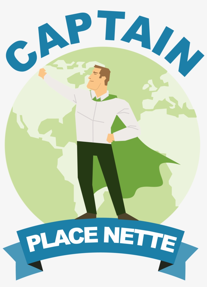 Captain Place Nette - Decal, transparent png download