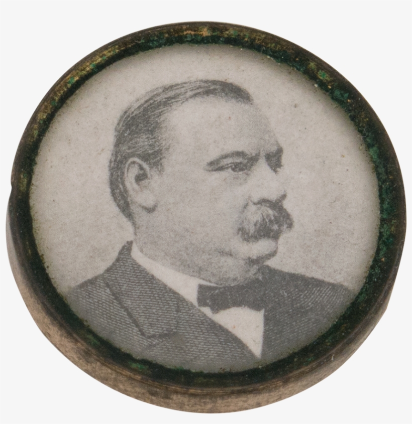 Grover Cleveland Political Button Museum - Grover Cleveland Campaign Button, transparent png download