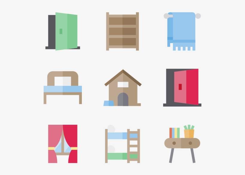 35 Bed Icon Packs - Furniture, transparent png download