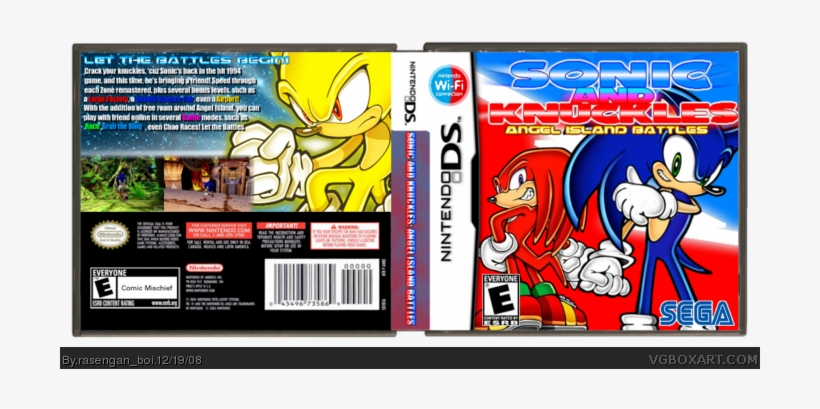 Sonic And Knuckles - Magnetica (nintendo Ds, 2006), transparent png download