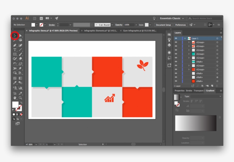 We'll Start By Using These Tools To Select The Parts - Illustrator, transparent png download
