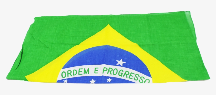 Lenço Bandeira Do Brasil - Handkerchief, transparent png download