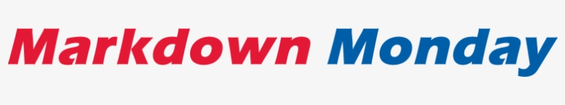 Markdown Monday Is Back - Ray Morgan, transparent png download