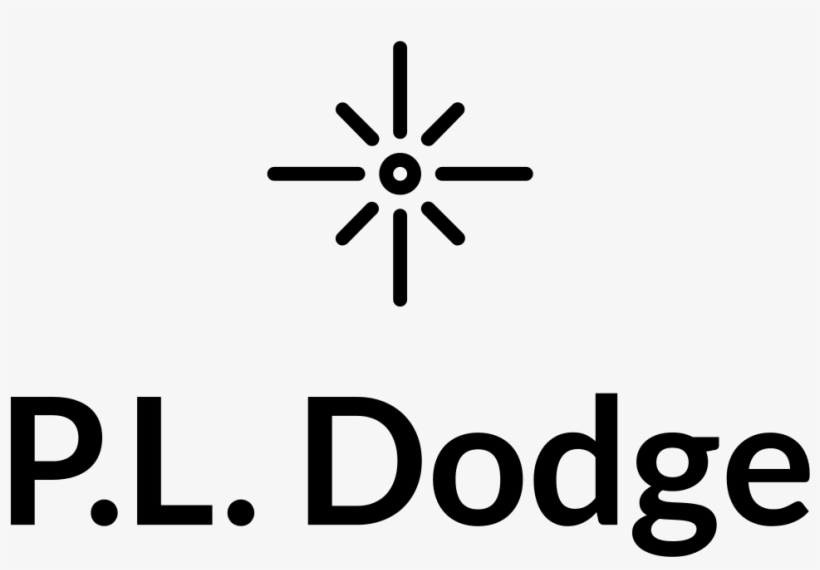 Pl Dodge Logo Example - Black-and-white, transparent png download