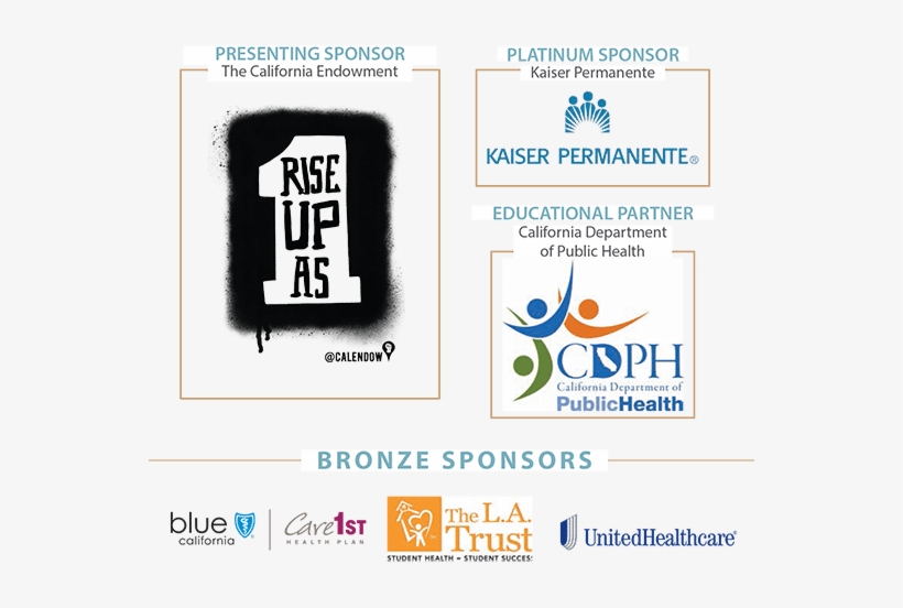 2018 Conference Sponsors & Partners - California Department Of Public Health, transparent png download
