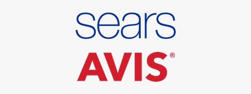 Sears Avis Rental Car - Sears Home Store Logo, transparent png download