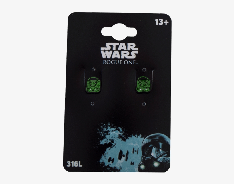 Death Trooper Stud Earrings - Star Wars : Rogue One Rebel Dossier By Jason Fry, transparent png download