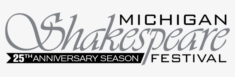 Msf 25th Logo - Michigan Shakespeare Festival, transparent png download