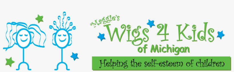 Maggie's Wigs 4 Kids Of Michigan - Wigs 4 Kids Maggie Logo, transparent png download