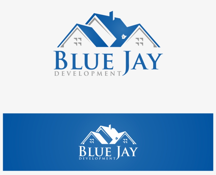 Elegant, Playful, Real Estate Logo Design For Blue - Design, transparent png download