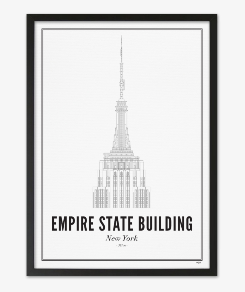 Empire State Building - Martinitoren Print, transparent png download