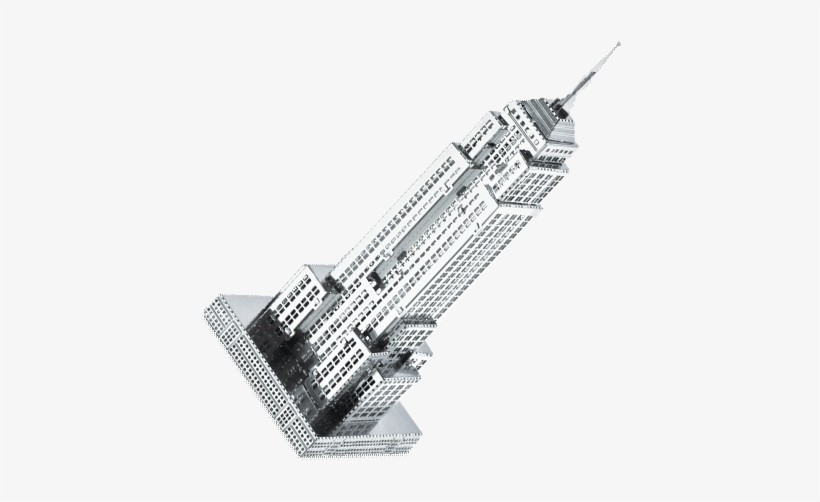 Empire State Building - Fascinations Mms010 Metal Earth - Empire State Building, transparent png download