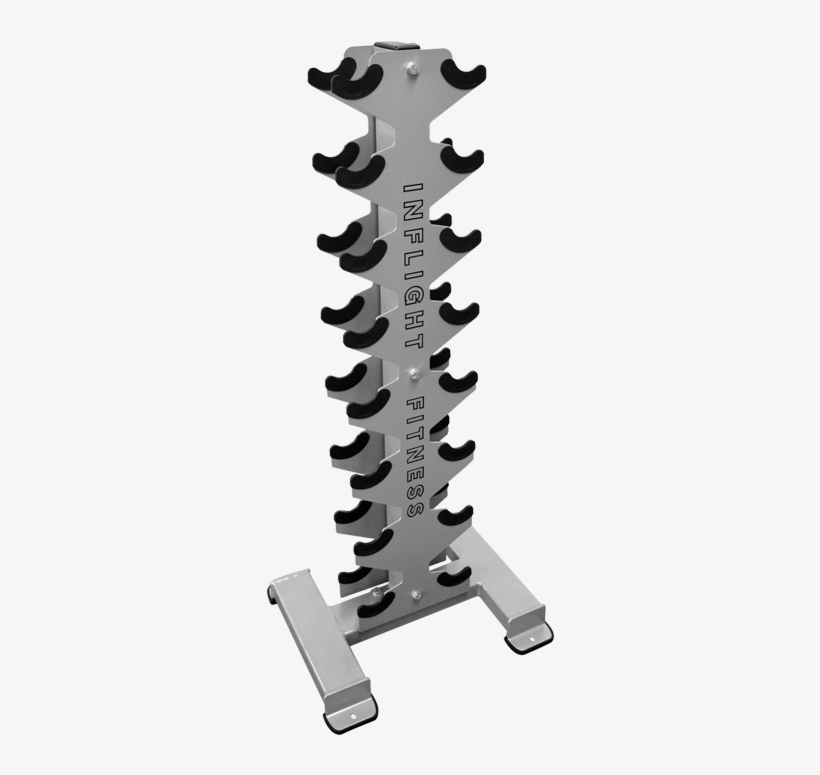 Inflight Vertical Dumbbell Rack - Inflight Fitness Inflight 8-pair Vertical Dumbbell, transparent png download