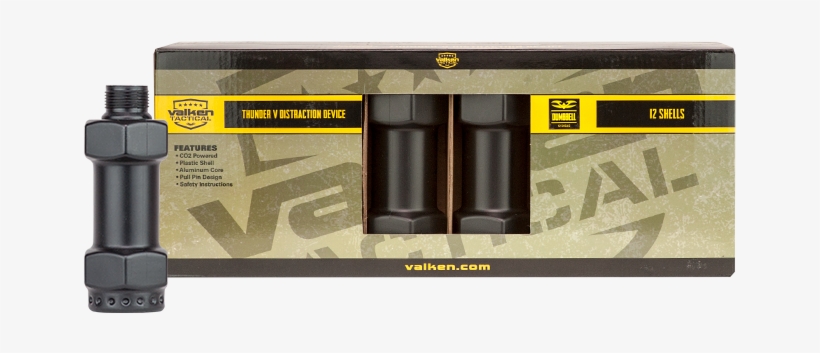 Valken Thunder V Grenade Shells, 12 Pack, Dumbell Style - Thunder V Pineapple Grenade, transparent png download