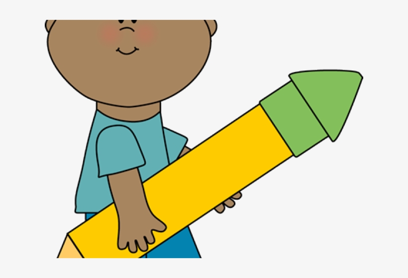 Pencil Clipart Boy - Clip Art, transparent png download