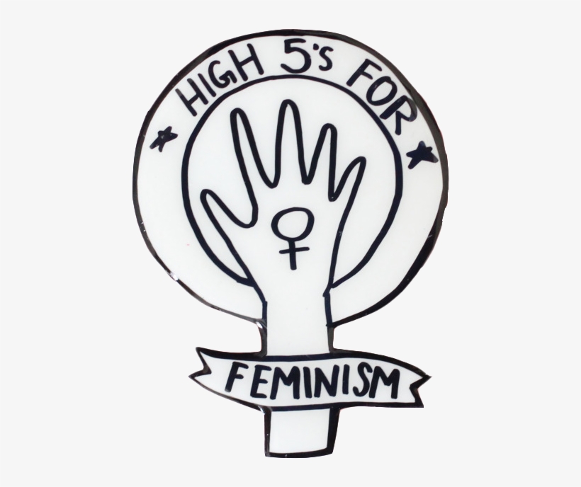 Report Abuse - High 5 For Feminism, transparent png download